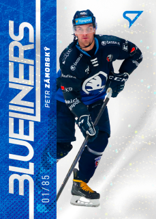 Petr Zámorský  SportZoo Tipsport 2024-25 I.série Blueliners Holo Ice x/85 č.BL-32