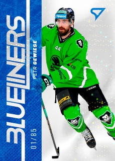 Petr Gewiese  SportZoo Tipsport 2024-25 I.série Blueliners Holo Ice x/85 č.BL-33