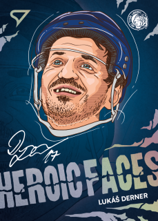 Lukáš Derner  SportZoo Tipsport 2024-25 I.série Heroic Faces č.HF-5