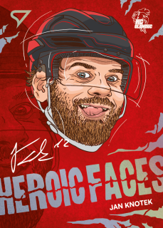 Jan Knotek  SportZoo Tipsport 2024-25 I.série Heroic Faces č.HF-7
