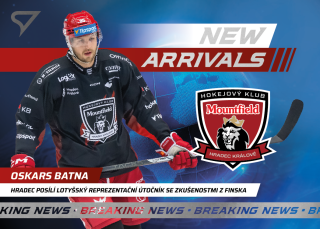 Oskars Batna  SportZoo Tipsport 2024-25 I.série New Arrival č.NA-21