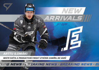 Arttu Ilomäki  SportZoo Tipsport 2024-25 I.série New Arrival č.NA-28