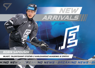 Robin Sapoušek  SportZoo Tipsport 2024-25 I.série New Arrival č.NA-29
