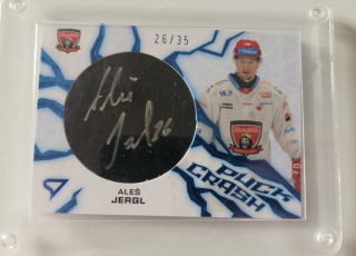 Aleš Jergl  SportZoo Tipsport 2024-25 I.série Puck Crash /35 č.PC-AJ