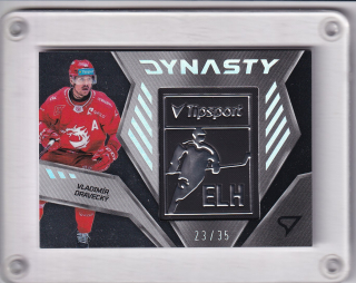 Vladimír Dravecký  SportZoo Tipsport 2024-25 II.série Dynasty Silver Logo /35 č.DY-02