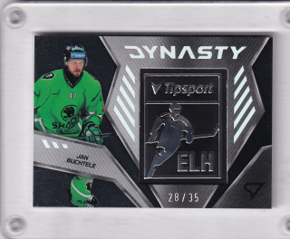 Jan Buchtele  SportZoo Tipsport 2024-25 II.série Dynasty Silver Logo /35 č.DY-33