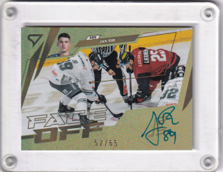 Jan Šír  SportZoo Tipsport 2024-25 II.série Face-Off AUTO /65 č.FOS-JS