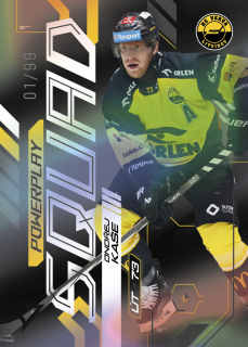 Ondřej Kaše  SportZoo Tipsport 2024-25 II.série Powerplay Squad Black Rainbow /99 č.PS-25