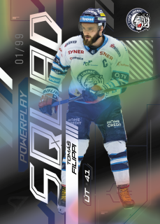 Tomáš Filippi SportZoo Tipsport 2024-25 II.série Powerplay Squad Black Rainbow /99 č.PS-44