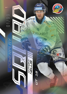 Anthony Nellis SportZoo Tipsport 2024-25 II.série Powerplay Squad Black Rainbow /99 č.PS-60