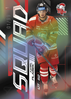 Karel Plášek SportZoo Tipsport 2024-25 II.série Powerplay Squad Black Rainbow /99 č.PS-66