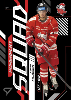 Karel Plášek SportZoo Tipsport 2024-25 II.série Powerplay Squad č.PS-66