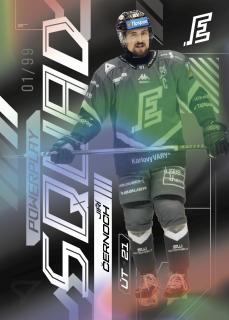 Jiří Černoch SportZoo Tipsport 2024-25 II.série Powerplay Squad Black Rainbow /99 č.PS-70