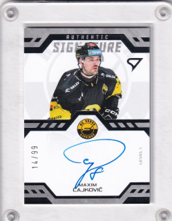 Maxim Čajkovič SportZoo Tipsport 2024-25 II.série Authentic Signature Level 1 xx/99 č.SL1-MC