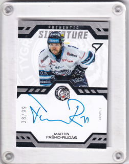 Martin Faško-Rudáš SportZoo Tipsport 2024-25 II.série Authentic Signature Level 1 xx/99 č.SL1-MF