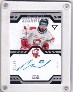 Pavel Musil SportZoo Tipsport 2024-25 II.série Authentic Signature Level 1 xx/99 č.SL1-MU