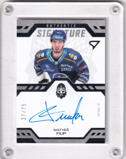 Matyáš Filip SportZoo Tipsport 2024-25 II.série Authentic Signature Level 2 xx/75 č.SL2-MF