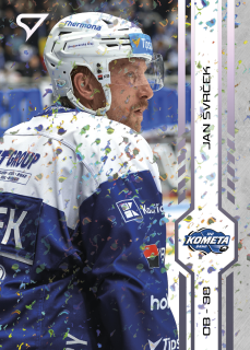 Jan Švrček  SportZoo Play Off 2025 Puck Marks (fialová) č.393