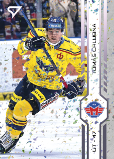 Tomáš Chlubna  SportZoo Play Off 2025 Puck Marks (fialová) č.401