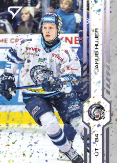 Jakub Hujer  SportZoo Play Off 2025 Puck Marks (fialová) č.408