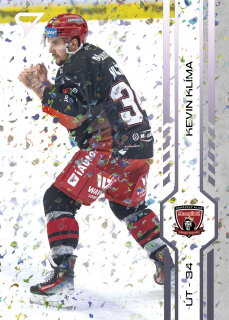 Kevin Klíma  SportZoo Play Off 2025 Puck Marks (fialová) č.412