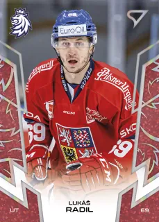 Radil Lukáš SportZoo ČR Reprezentace 2024 Red č.50