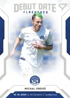 Michal Ordoš SportZoo 2020-21 II.série Debut Date Flashback č.DF1
