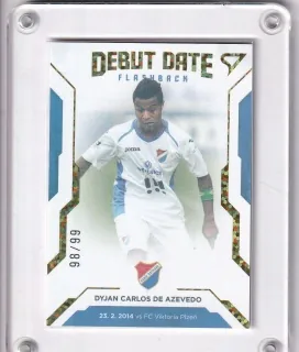 Dyjan Carlos de Azevedo SportZoo 2020-21 II.série Debut Date Flashback /99 č.DF3