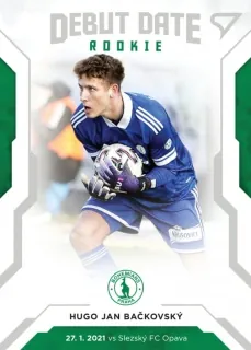 Hugo Jan Bačkovský SportZoo 2020-21 II.série Debut Date Rookie č.DR04