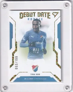 Yira Sor SportZoo 2020-21 II.série Debut Date Rookie /199 č.DR06