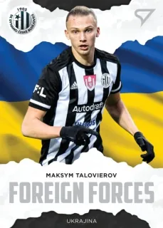 Maksym Talovierov SportZoo 2020-21 II.série Foreign Forces-UKR č.FF45