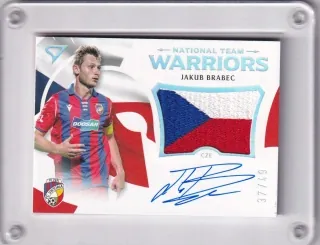 Jakub Brabec SportZoo 2020-21 II.série National Team Warriors Auto Flag /49 č.WR03