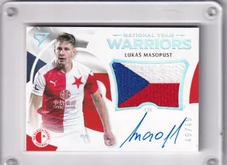 Lukáš Masopust SportZoo 2020-21 II.série National Team Warriors Auto Flag /49 č.WR07