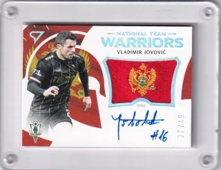 Vladimir Jovović SportZoo 2020-21 II.série National Team Warriors Auto Flag /49 č.WR13
