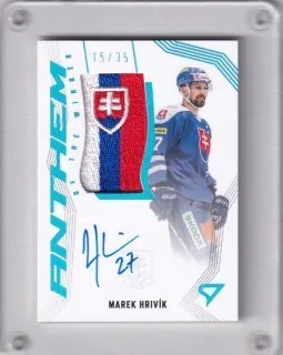 Hrivík Marek SportZoo SR Reprezentace 2024 Anthem of the Winner - Auto Flag /35 (180pt) č.AW-MH