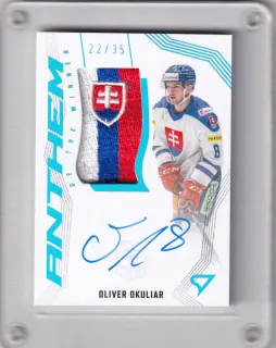 Okuliar Oliver SportZoo SR Reprezentace 2024 Anthem of the Winner - Auto Flag /35 (180pt) č.AW-OO