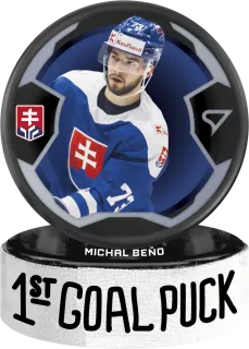 Beňo Michal SportZoo SR Reprezentace 2024 1st Goal Puck č.GP-01