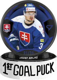 Baláž Jozef SportZoo SR Reprezentace 2024 1st Goal Puck /35 č.GP-07