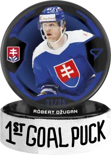 Džugan Róbert SportZoo SR Reprezentace 2024 1st Goal Puck /35 č.GP-08