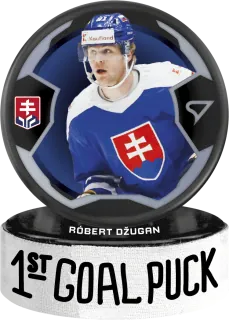 Džugan Róbert SportZoo SR Reprezentace 2024 1st Goal Puck č.GP-08