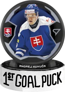 Kukuča Andrej SportZoo SR Reprezentace 2024 1st Goal Puck č.GP-11