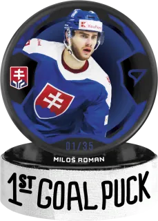 Roman Miloš SportZoo SR Reprezentace 2024 1st Goal Puck /35 č.GP-15