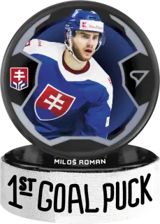 Roman Miloš SportZoo SR Reprezentace 2024 1st Goal Puck č.GP-15