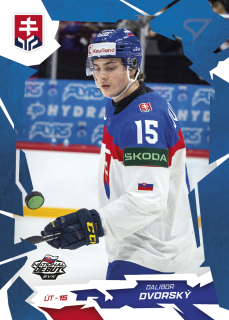 Dalibor Dvorský  SportZoo Hokejové Slovensko 2026 BASE - Cobalt Blue č.23