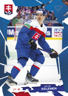 Miloš Kelemen  SportZoo Hokejové Slovensko 2026 BASE - Cobalt Blue č.31