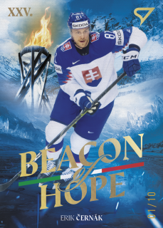 Erik Černák SportZoo Hokejové Slovensko 2026 Beacon of Hope Gold /10 č.BH-07