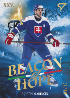 Martin Marinčin SportZoo Hokejové Slovensko 2026 Beacon of Hope Gold /10 č.BH-12