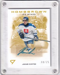 Jakub Kvietok SportZoo Hokejové Slovensko 2026 Homegrown Ice Stars AUTO /25 č.HSS-JK