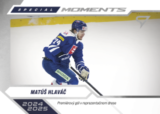 Matúš Hlaváč SportZoo Hokejové Slovensko 2026 Special Moments č.SM-28
