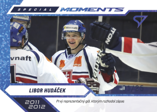 Libor Hudáček SportZoo Hokejové Slovensko 2026 Special Moments Blue /25 č.SM-31